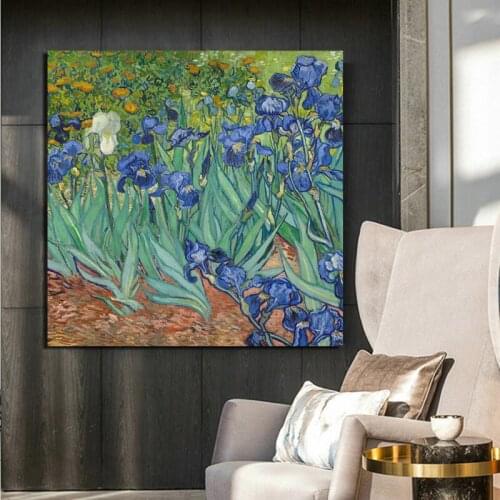 Flower Van Gogh Nordic Poster Canvas Painting Posters Prints Marble Wall Art Painting Decorative Picture Modern Home Decoration