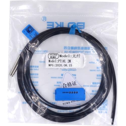 PT14L 3mm Optical Fiber Sensor Side view side opposite optical fiber sensor probe Replace E32-T14L E32-T14LR