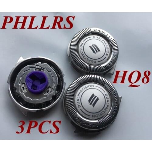 3Pcs HQ8 razor blade replace Head for PHILIPS Shaver PT736 PT737 PT739 PT761 PT762 PT786 PT810 PT815 PT860 PT866 PT868 PT880