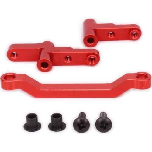 Alloy steering servo saver complete set for rc hobby model car 1/10 Himoto big foot monster truck E10MTL E10MT E10BP