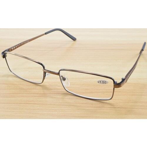 Ultra Light Aluminum-magnesium Alloy Men Reading Glasses +0.75 +1 +1.25 +1.5 +1.75 +2 +2.25 +2.5 +2.75 +3 +3.25 +3.5 +3.75 +4