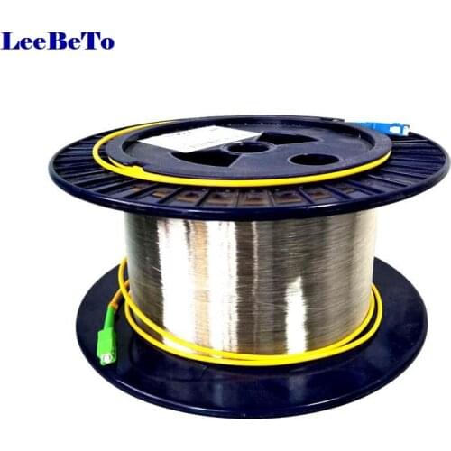 High Quality SC 1KM 9/125 OTDR Singlemode Single Bare Fiber OTDR Measuring Optical Fiber Cable 1KM OTDR Test Optical Fiber Reels