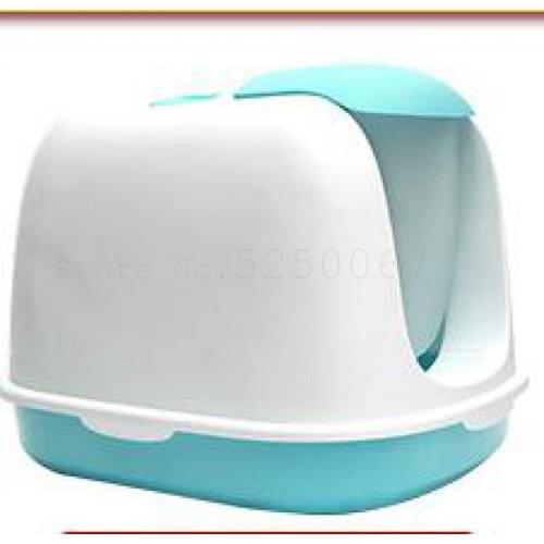 256 Fully Enclosed Cat Litter Basin Odor-proof Super Large Cat Litter Toilet With Deodorization And Splash-proof