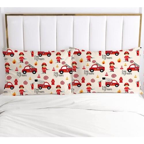 3D Printed Cartoon Small Cars 100% Polyester Pillowcase Printed Home Decorative Pillowcse Pillow Cover Decoraion Bedclothes