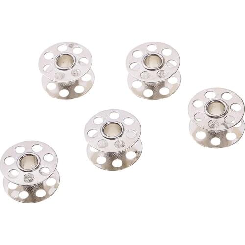 5 Pcs Metal Sewing Machine Spools For Bernina Sewing Machine Parts Silver