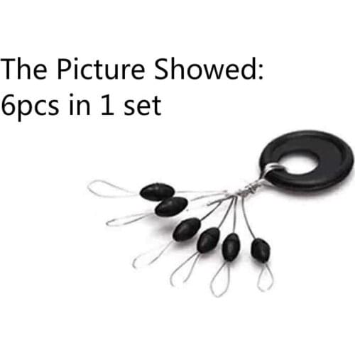 60 Pcs=10 set/lot Olive shaped Floating fishing accessories Fishing Supplies Sea Fishing Accessories