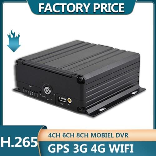 Vehicle Video Recorder 4G GPS GLONASS Mobile DVR HDD MDVR for Bus Truck Taxi