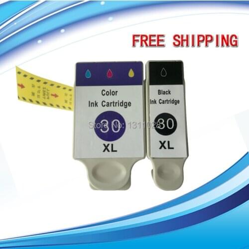 INK WAY Free Shipping 2 SETS of Ink cartridge compatible for kodak 30 XL with chip