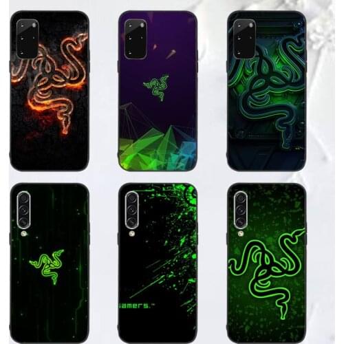 Razers brand Phone Case For Samsung A40 A31 A50 A51 A71 A20E A20S S8 S9 S10 S20 Plus note 20 ultra