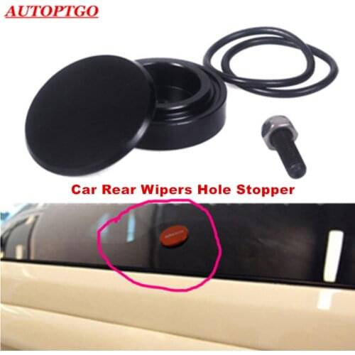 DIY Car Rear Windshield Wiper Delete Insert Cap Cover Wipers Hole Stopper For Honda Toyota Kia Audi Bmw VW Mazda Nissan Hyundai