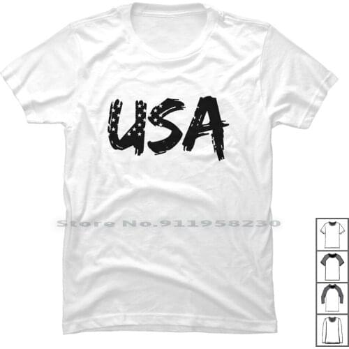 American Flag T Shirt 100% Cotton Illustration American Popular Some Logo Flag Eric Usa Hot Ny Me Go