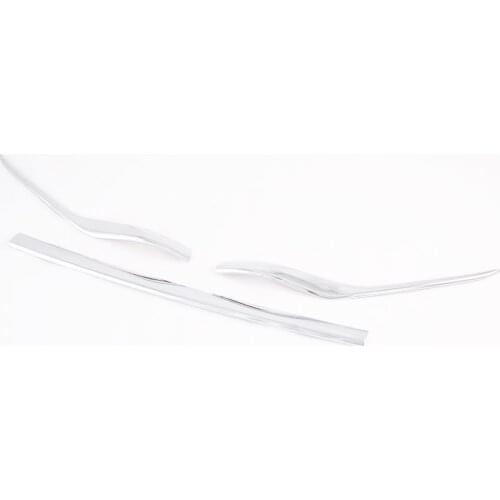 For Fiat Cronos 2018 2019 2020 ABS Chrome Car Front Racing Grills Net Cover Grille Stickers Trim Decorative Exterior Accessories