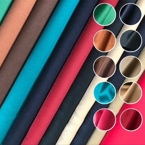 Customized High-count Double-sided Wool Cashmere Coat Fabric Winter Solid Color Clothing Material Fabrics by Meter for Sewing
