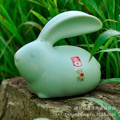 Ceramic tea wholesale pet supply opening film Ru tea specialties antique ornaments play LOGO customized large favorably