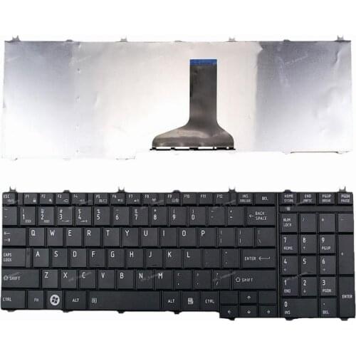 New US English Keyboard For TOSHIBA Satellite C650 C650D C655 C655D C660 C660D C670 C670D C675 C675D US Laptop Black