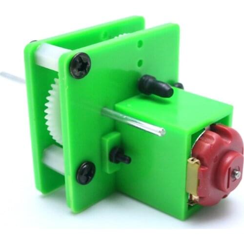 130 Gear Motor Model C4 Production Suit for Teaching and Technology Green Plastic Gears DIY Parts