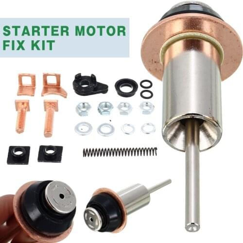 Mayitr 1pc Car Auto Diesel Starter Motor Repair Fix Kit 228000 7220 Fit For Land Rover Discovery TD5 Starter Motor