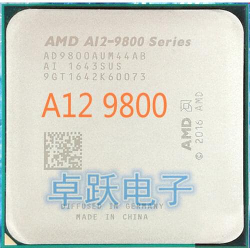 AMD A12-Series A12-9800 A12 9800 3.8 GHz Quad-Core CPU Processor Socket AM4 free shipping