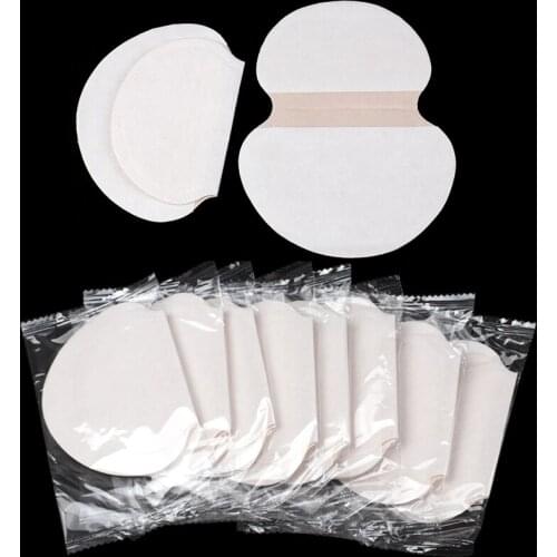 100Pcs Summer Anti Sweat Pads Armpits Perspiration Shield Gasket Unisex Underarm Sweat Pads Deodorant Armpit Absorbent Pad