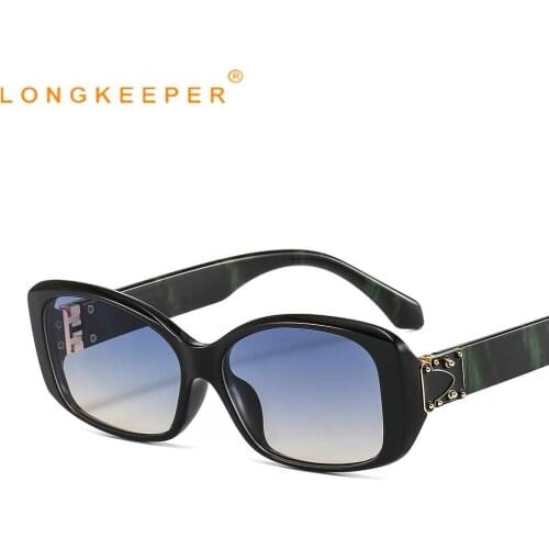 LongKeeper Oval Sunglasses Women Men Luxury Brand Designer Classic Punk Sun Glasses Female Fashion Shades UV400 Oculos de sol