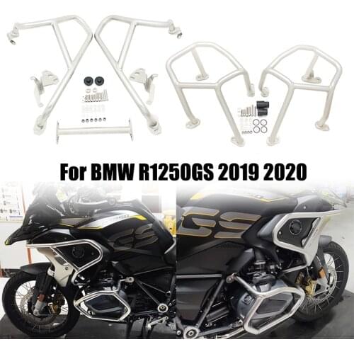 R1250GS Engine Guard Crash Tank Bar Bumper Upper Lower Fairing Frame Protector fits For BMW R 1250 GS R 1250GS LC HP 2019 2020