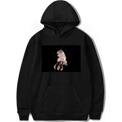 Winter Warm Promised Neverland Pullovers Hoodie Unisex leisure Fashion Anime Print Long Sleeve Student Hooded Loose Sweatshirts