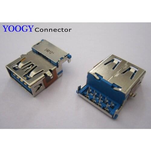 10pcs Female usb3.0 connector fit for Lenovo B40-30 E40-30 G40-45 E50-30 G40-80 B50-45 laptop motherboard USB 3.0 socket