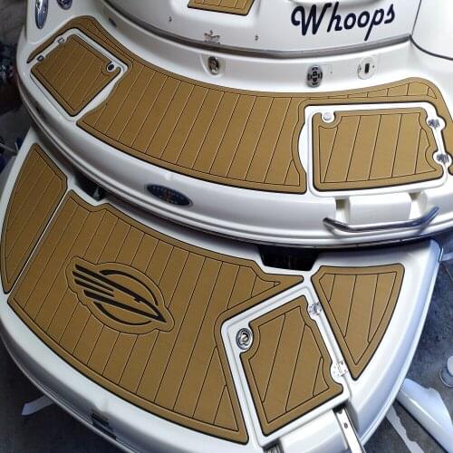 2005 Chaparral Sunesta 274 Swim Step & Cockpit Pad Boat EVA Teak Decking 1/4" 6mm