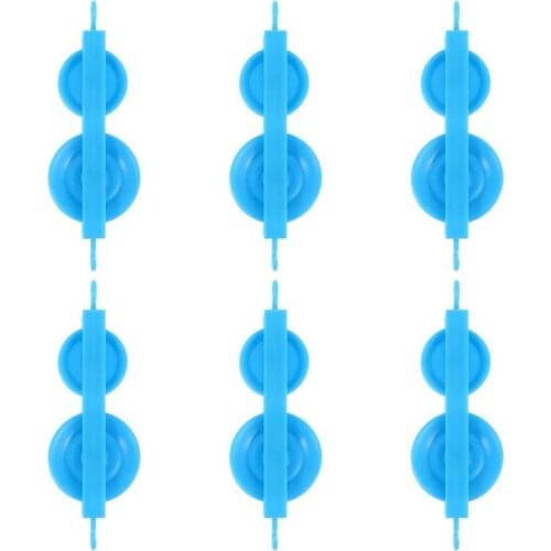 6 Pcs Plastic Double Pulley Physics Experiments Pulley Equipment Teaching Aids Experimental Instrument Of Student Pulley Block