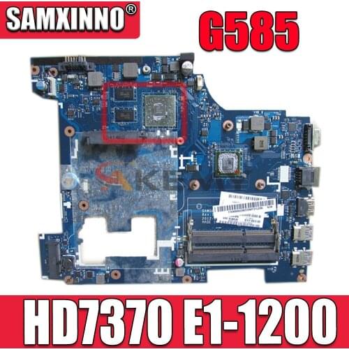 Akemy QAWGE LA-8681P REV 1.0 11S90000339 For lenovo ideapad G585 laptop motherboard 15.6'' HD7370+E1-1200 CPU onboard