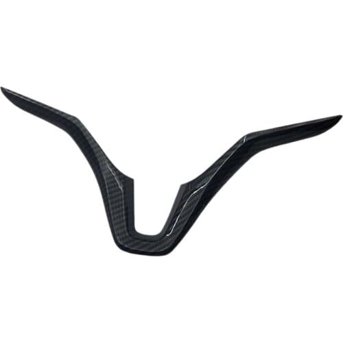 For Honda Vezel HR-V HRV 2015-2017 Car Steering Wheel Panel Cover Trim Insert Molding Garnish Carbon Fiber Sequins