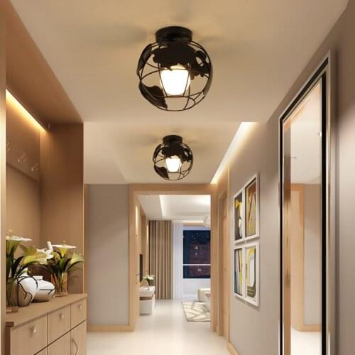 Geometric Ceiling Light Beside Lamp For Cloakroom Entrance Aisle Light Balcony Light Corridor Light Iron Stairs Entrance Light