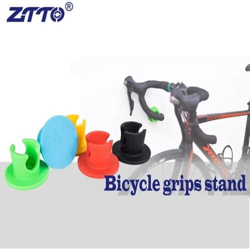 ZTTO MTB road bike bracket portable overweight indoor bicycle parking rack bracket bicycle handlebar protection silicone sleeve