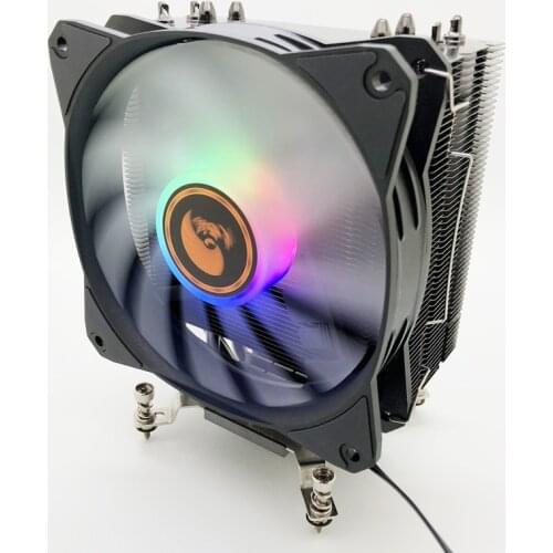 CPU Cooler Computer Multi-Platform CPU Radiator Four Copper Tube For Intel 775/1200/1366 Core i9/i7/i5/i3 12CM Fan