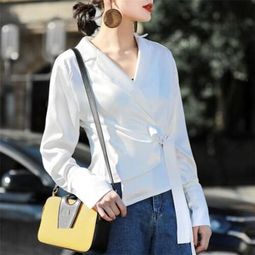 Mazefeng Satin Blouses