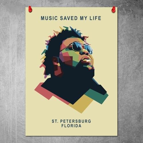 Canvas Poster Rapper Quotes Wall Art Painting Posters and Prints Nordic Wall Pictures for Home Decor No Frame