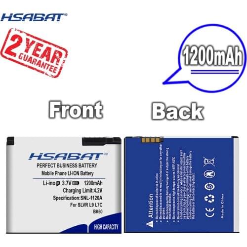 New Arrival [ HSABAT ] 1200mAh BK60 Battery for Motorola SLVR L9 L7C W510 A1800 L71 L72 A1600 E8 EM30 V750 i425e Q700 i290