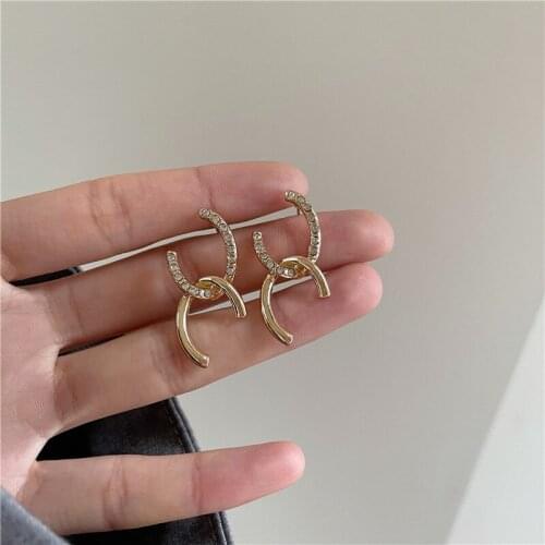 S925 Pin Exaggerated Earrings The new 2021 fashion stud earrings