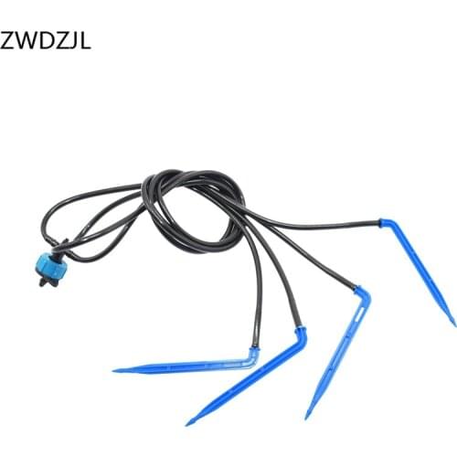 Greenhouse 4 way arrow drip 4L 8L Dripper emitter micro drip irrigation system water drop garden 1set
