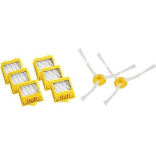 Replacement Hepa Filter+Side Brush for iRobot Roomba Vacuum Cleaner Parts 700 Series 770 780 790