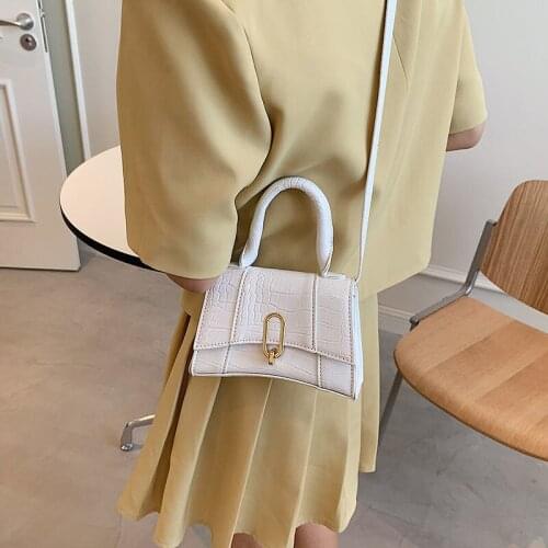 Shoulder Bag Female Handbag Crossbody Bag Women Designer Purse Backpack Fashion 2021 New PU Leather Simple Crocodile Pattern