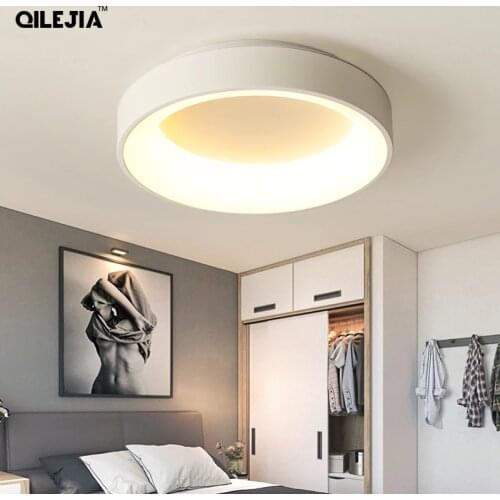 Led celling light bedroom lamp simple modern master bedroom romantic room lamp creative personality round/square led lamps