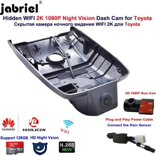 2K Wifi Hisilicon Car Dvr Dash Camera For Toyota Camry xv70 v70 70 For Toyota Camry LE XLE SE XSE For Toyota Aurion 2017-2021