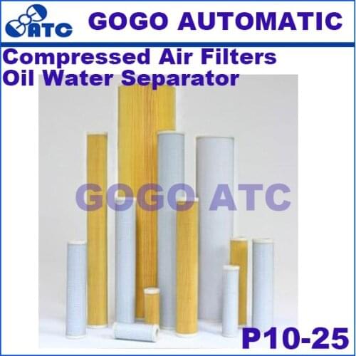 High quality Filter element P10-25 Precision filter compressed air filters Gas water oil separator C QU P AU air compressor