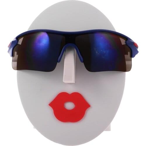 Female Face Glasses Sunglasses Spectacle Sunglass Display Rack Shelf Eyeglasses Show Stand Jewelry Holder White Red