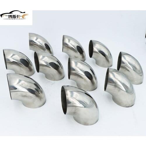 2.0 2.25 2.5 2.75 3.0in Stainless Steel Elbow 90 °Thickness Suitable for Automotive Modification of Exhaust Pipes,Stair handrail