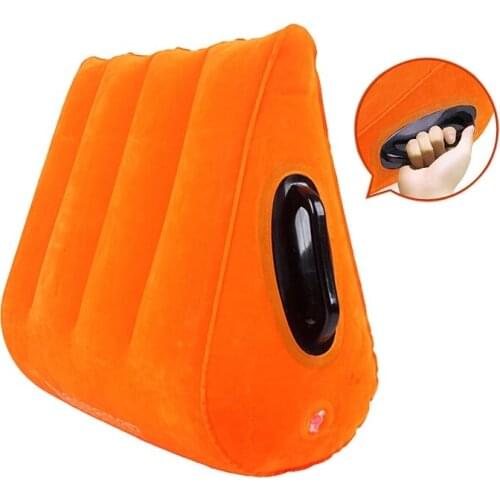 2021 Triangular Exotic Pillows Body Waist Support Inflatable Wave Pillow Bedding Bed Travel Portable Adult Sex Love Position
