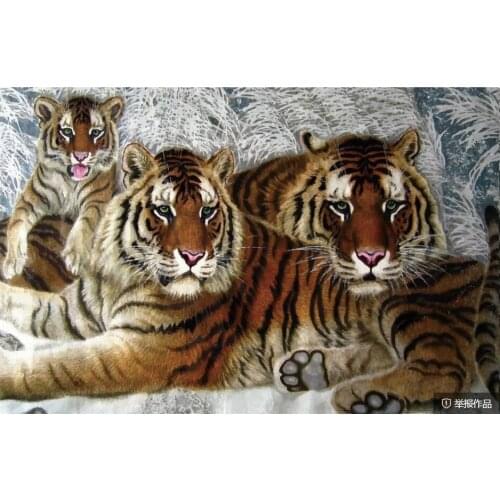 Custom photo 3d wallpaper Tigers family group Childrens room background home decor 3d wall murals wallpaper for walls 3 d