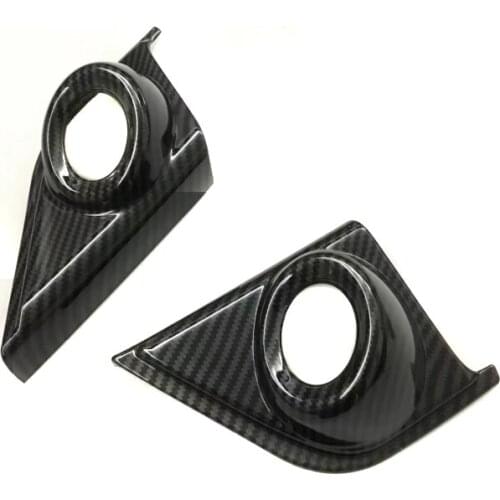 ABS Matte Interior Car A Pillar Door Audio Speaker Ring Cover Stereo Triangel Loudspeaker Trim For Honda CRV CR-V 2017 2018 2pcs