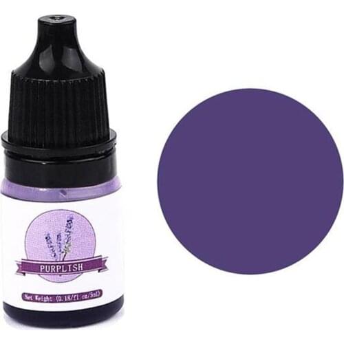 Epoxy Resin Color Dye Pigment 24 Colors Condensed Liquid Colorant with Frangrance Dropper Design for DIY Crafts 5ML JDH88